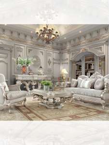 HD-2662 NEW SALA CLASICA 3 PZAS (SOFA, LOVE SEAT Y CHAIR)